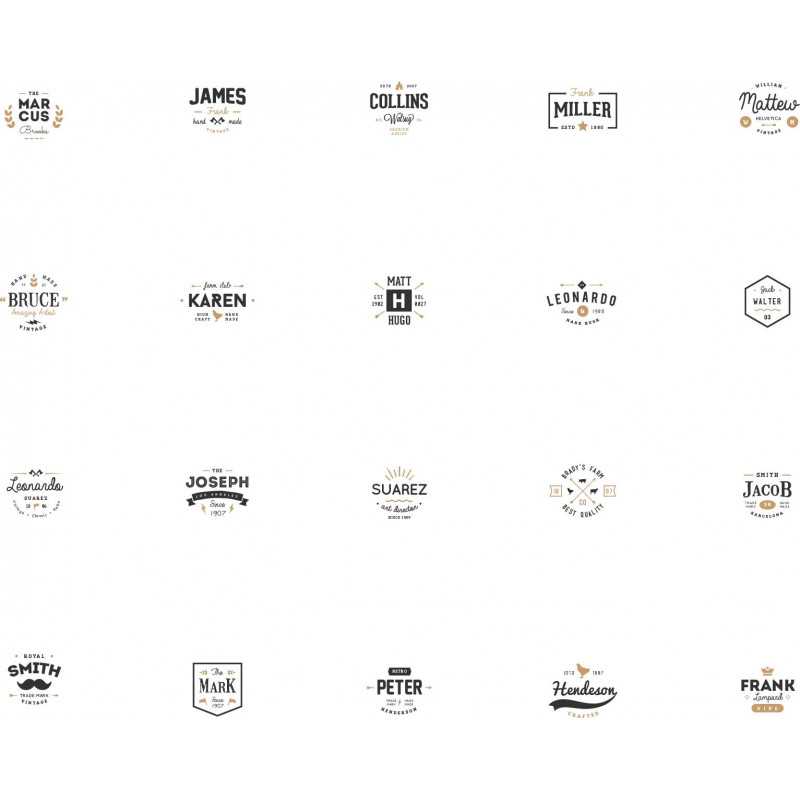 20 Select Logos Fully Customizable