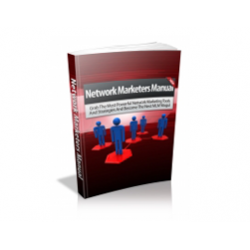 Network Marketers Manual – Free MRR eBook