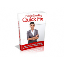Public Speaking Quick Fix – Free MRR eBook