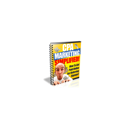 CPA Marketing Simplified – Free PLR eBook