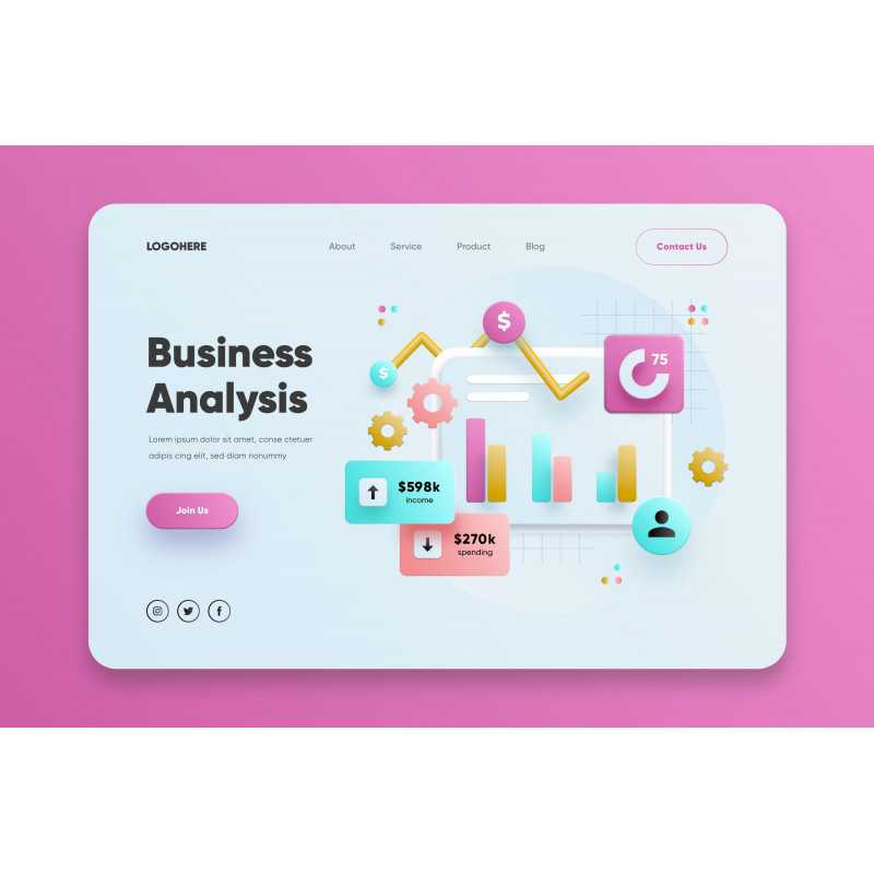 Amazing Business Analysis Landing Page