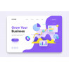 Stunning Grow Your Business Landing Page