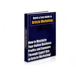 Quick & Easy Guide to Article Marketing – Free PLR eBook