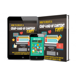 How To Create a Crap-Load Of Content Fast AudioBook and Ebook – Free PLR eBook