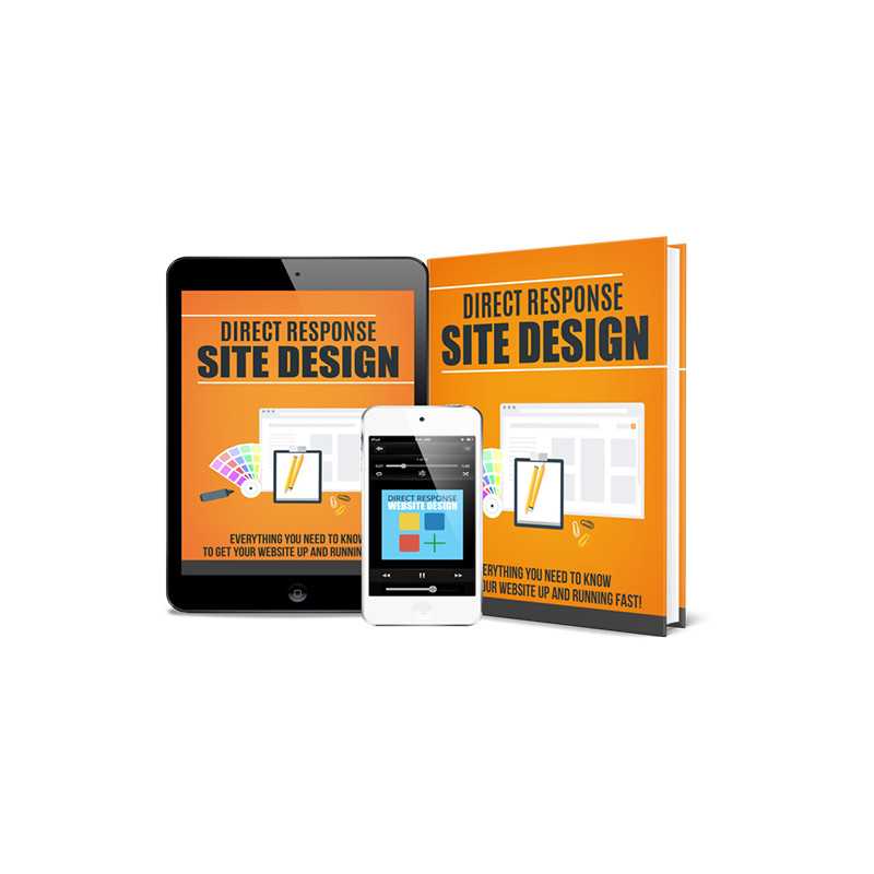 Direct Response Site Design AudioBook and Ebook – Free PLR AudioBook and eBook