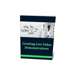 Creating Live Video Demonstrations – Free PLR eBook