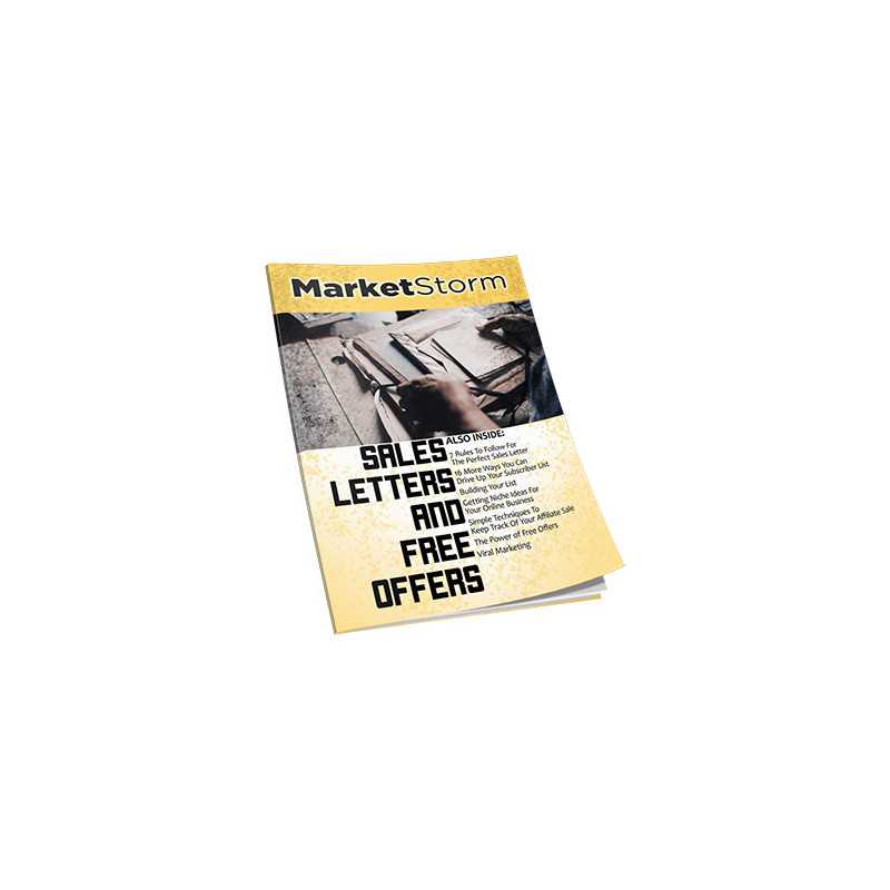 Sales Letters And Free Offers – Free MRR eBook