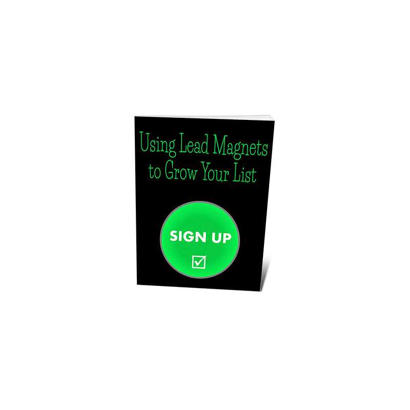 Using Lead Magnets To Grow Your List – Free PLR eBook