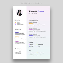 Clean and Modern CV Resume Template