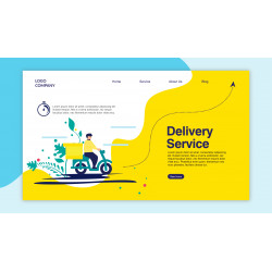 Delivery Service Landing Page