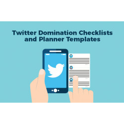 Twitter Domination Checklists and Planner Templates – Free eBook