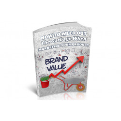 How To Weed Out The Garbage When Marketing Your Product – Free MRR eBook