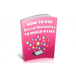 Use Social Networks To Build A List – Free MRR eBook
