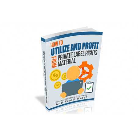 Utilize And Profit From Private Label Rights Material – Free RR eBook