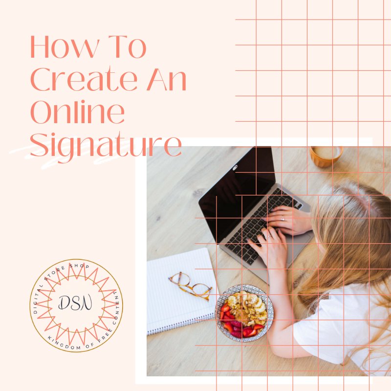How To Create An Online Signature - Free PLR Video
