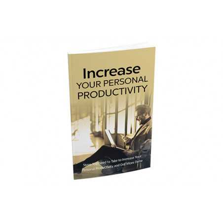Increase Your Personal Productivity – Free MRR eBook