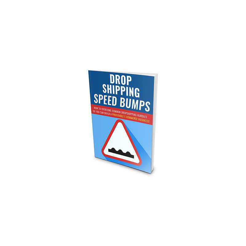 Dropshipping Speed Bumps – Free PLR eBook