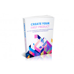 Create Your First Product – Free PLR eBook