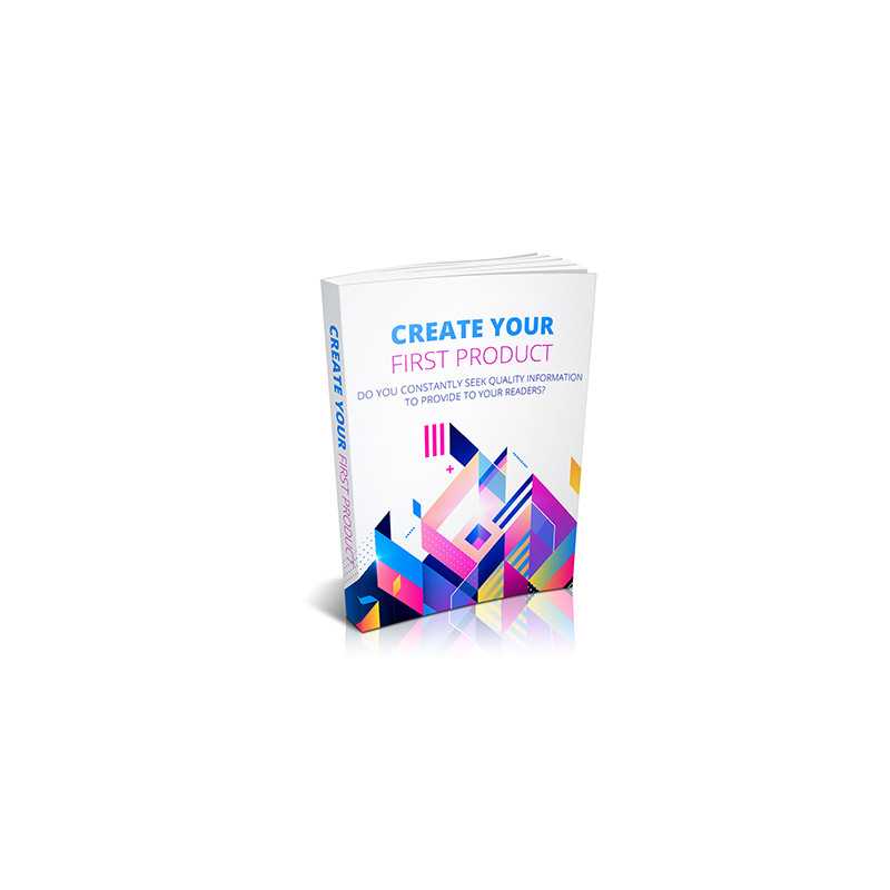 Create Your First Product – Free PLR eBook