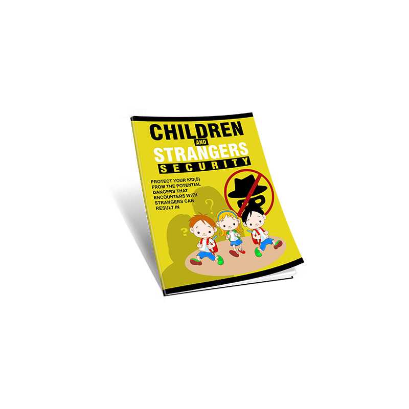 Children and Strangers Security – Free MRR eBook