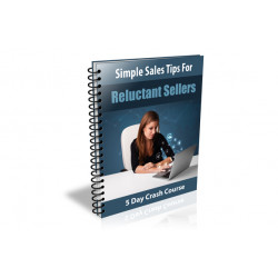 Simple Sales Tips For Reluctant Sellers – Free PLR eBook