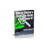 How To Choose A Profitable Niche and Dominating It – Free MRR eBook