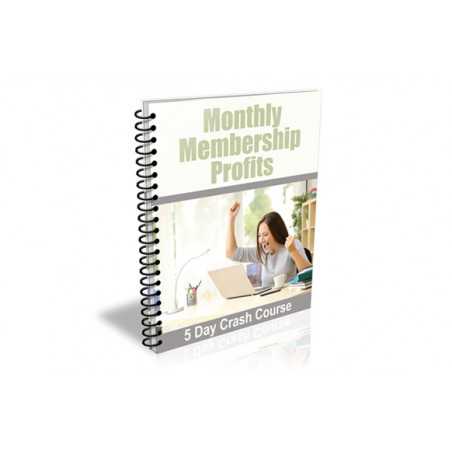 Monthly Membership Profits – Free PLR eBook