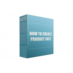 How To Create a Product Fast – Free MRR eBook