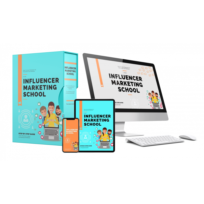 Influencer Marketing School - Free MRR eBook with Ready to Use Sales Page Website