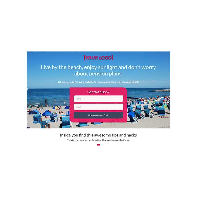 Beach Going HTML Template – Free Website