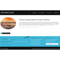Apparition WP Theme Genesis FrameWork – Free Website
