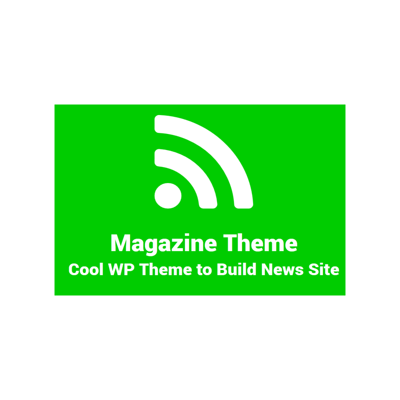 Magazine Style WordPress Theme Volume 1 – Free Website