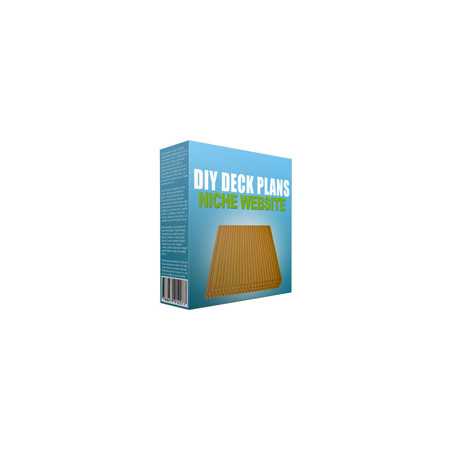 DIY Deck Plans Niche Website – Free Website