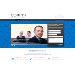 Corpy Business Template WordPress Theme – Free Website