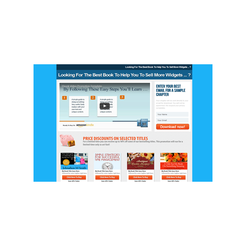 BookPromo HTML PSD Website Template – Free Website