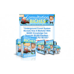 Consultation Riches PSD Minisite Template – Free MRR Website