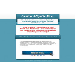 Instant Opt-in Pro HTML PSD Template – Free PLR Website