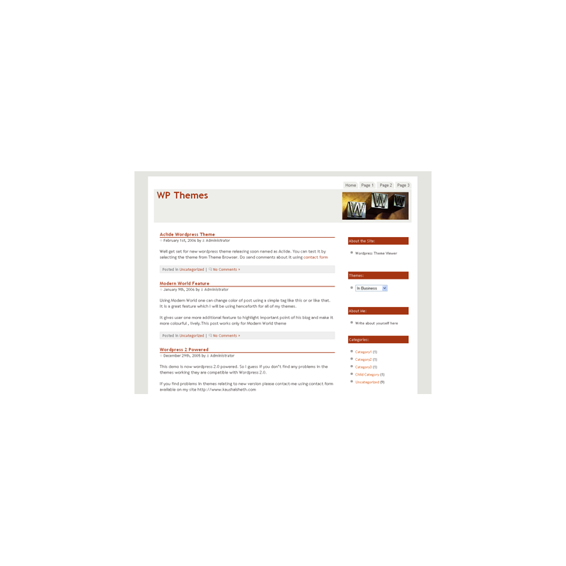 In Business 1.0 WP Theme – Free PLR Website