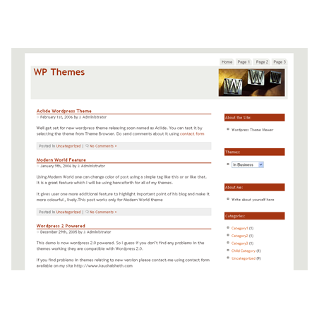 In Business 1.0 WP Theme – Free PLR Website