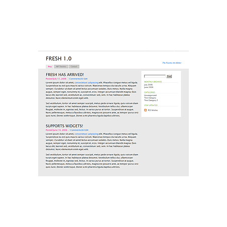 Fresh 1.0 WP Theme – Free PLR Website