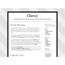 Chewy WP Theme – Free PLR Website