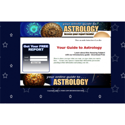 Astrology HTML PSD Squeeze Page Template – Free MRR Website