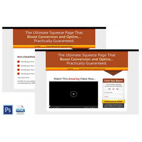 Squeeze Page and Video Squeeze Twin Set 7 – Free Website