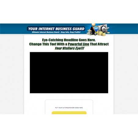 Your Internet Business Guard HTML Video Squeeze Page – Free MRR Website