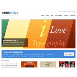Work Space Premium WordPress Theme – Free MRR Website