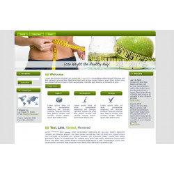 Weight Loss WP HTML Blogger Templates – Free PLR Website