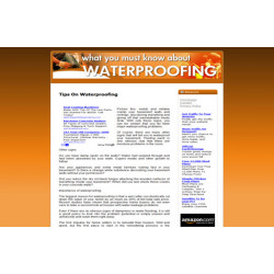 Waterproofing Web Template and WP Theme – Free MRR Website