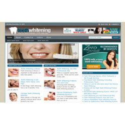 Teeth Whitening Niche WP Theme – Free PLR Website