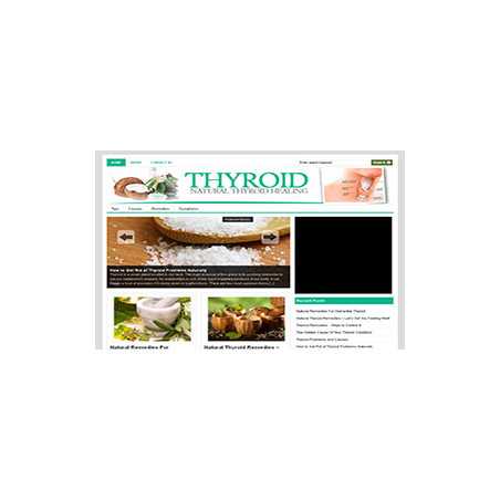 Thyroid Niche WP Theme – Free PLR Website