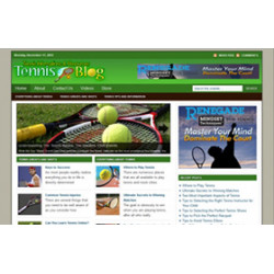 Tennis Niche WP Theme – Free PLR Website